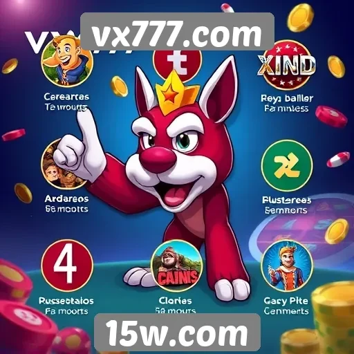 Características dos jogos disponíveis em vx777.com